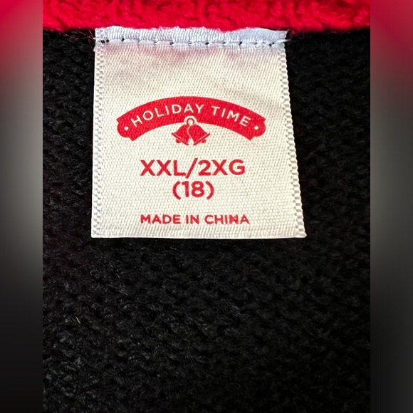 Holiday Time, Christmas Sweater, Deejay Dinosaur, Women’s Size XXL/2XL - Picture 7 of 15